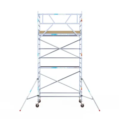 Mobile facade scaffolding - 135 cm x 250 cm x 6.2 m - Euroscaffold