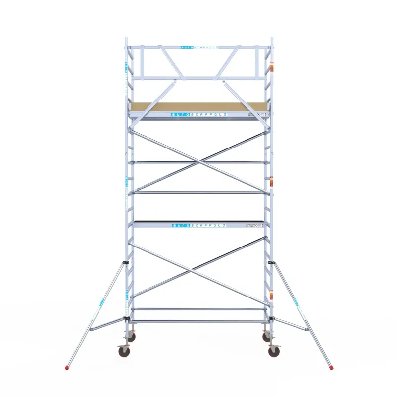 Mobile facade scaffolding - 135 cm x 250 cm x 6.2 m - Euroscaffold