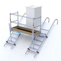 Rusztowanie kominowe (dachowe) - komplet - 75 cm x 305 cm