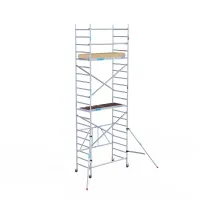 Rusztowanie aluminiowe jezdne Combi - 90 cm x 190 cm x 5,8 m - wysokie