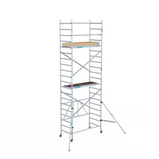 Rusztowanie aluminiowe jezdne Combi - 90 cm x 190 cm x 5,8 m - wysokie