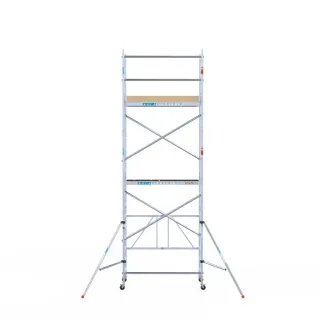 Rusztowanie aluminiowe jezdne Combi - 90 cm x 190 cm x 5,8 m - wysokie