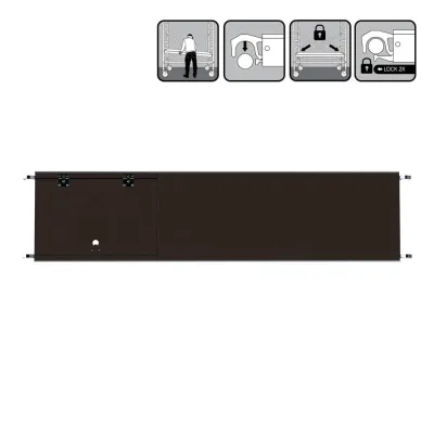 Euroscaffold platform with hatch - 60 cm x 250 cm - easy assembly