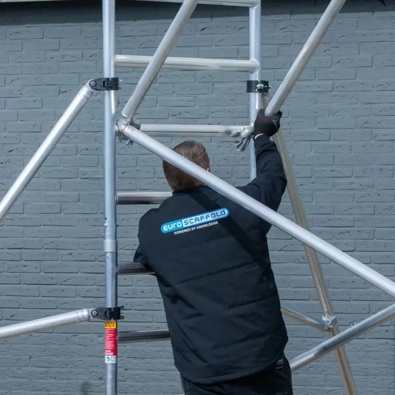 Rusztowanie jezdne Basic - 75 cm x 190 cm x 4,2 m - Euroscaffold