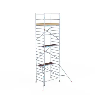 Rusztowanie aluminiowe jezdne Combi - 135 cm x 190 cm x 7,5 m