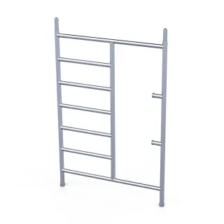 Rusztowanie aluminiowe - wieża schodowa - 135 cm x 250 cm x 6,2 m