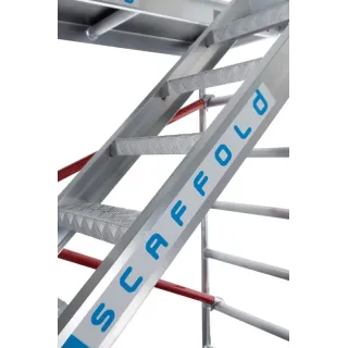 Schody Euroscaffold - rozbudowa wieży