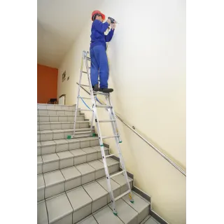 Rebrík Drabex 3 x 15 - pracovná výška 10,10 m