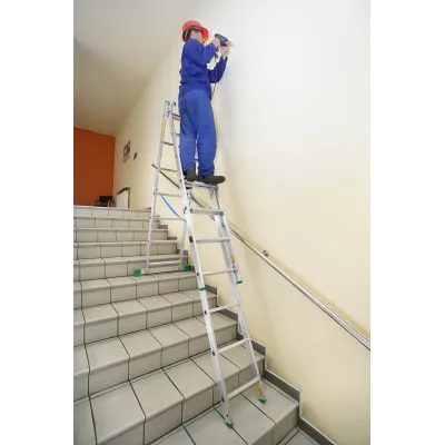 Rebrík Drabex 3 x 15 - pracovná výška 10,10 m