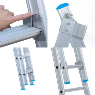 Rebrík Eurostairs (Euroscaffold) 2 x 6 - pracovná výška do 3,75 m