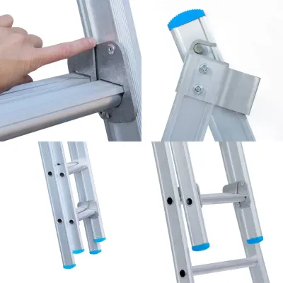 Rebrík Eurostairs (Euroscaffold) 2 x 7 - pracovná výška do 4,25 m