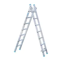 Drabina Eurostairs (Euroscaffold) 2 x 7 - wysokość robocza do 4,25 m