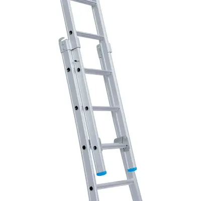 Drabina wygięta dwuelementowa Eurostairs (Euroscaffold) 2 x 8 - wysokość robocza do 4,50 m
