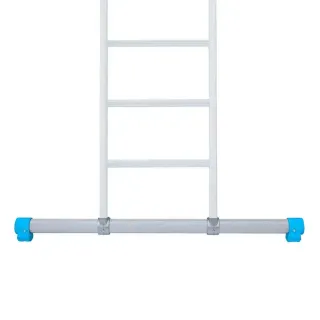 Dvojdielny rebrík Eurostairs (Euroscaffold) 2 x 12 - pracovná výška do 5,5 m.