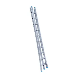 Drabina wygięta dwuelementowa Eurostairs (Euroscaffold) 2 x 10 - wysokość robocza do 5,5 m