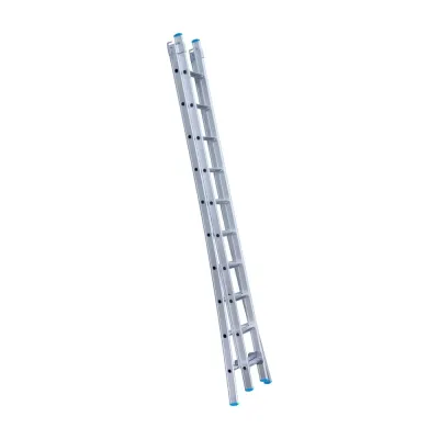 Drabina wygięta dwuelementowa Eurostairs (Euroscaffold) 2 x 10 - wysokość robocza do 5,5 m