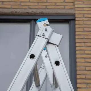 Drabina wygięta dwuelementowa Eurostairs (Euroscaffold) 2 x 14 - wysokość robocza do 7,5 m