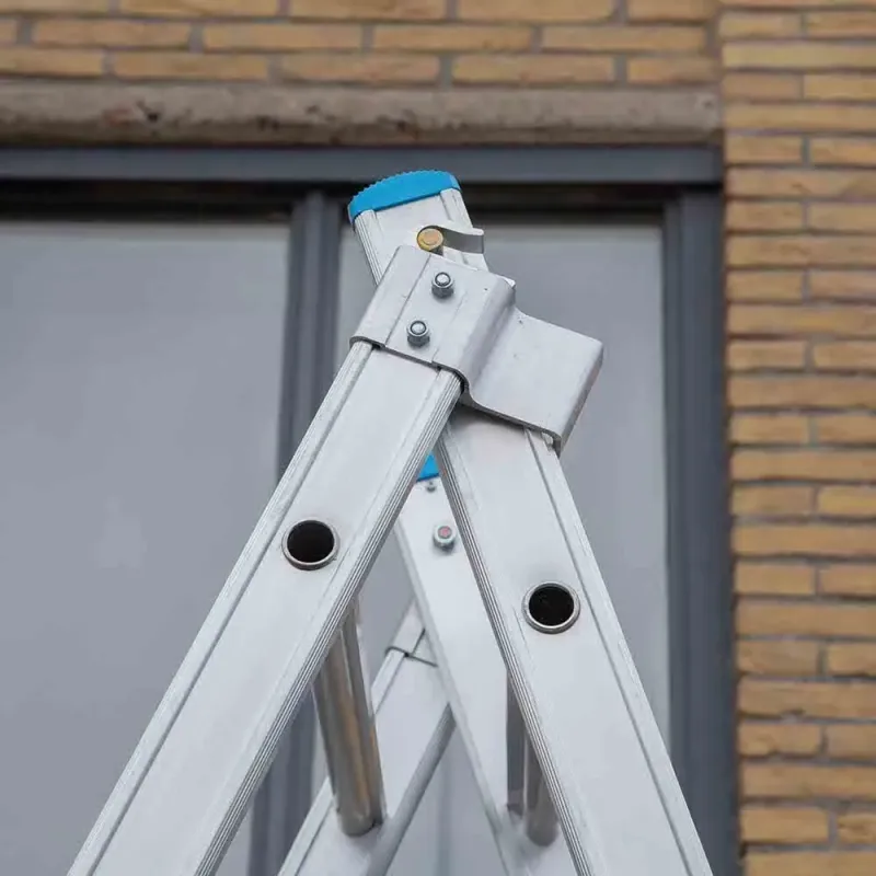 Drabina wygięta dwuelementowa Eurostairs (Euroscaffold) 2 x 14 - wysokość robocza do 7,5 m