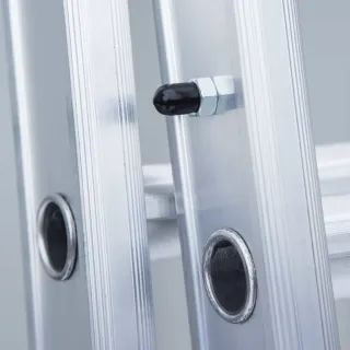 Stabilný trojelementový rebrík Eurostairs (Euroscaffold) 3 x 10 - pracovná výška do 7,25 m