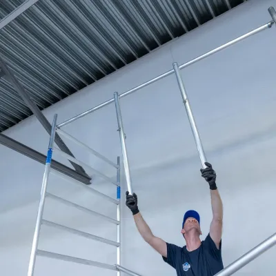 Rusztowanie Alumexx Light 75 cm x 190 cm - wysokość robocza 8,2 m