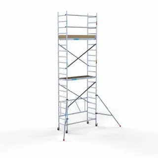 Rusztowanie aluminiowe jezdne Combi - 75 cm x 190 cm x 6,5 m