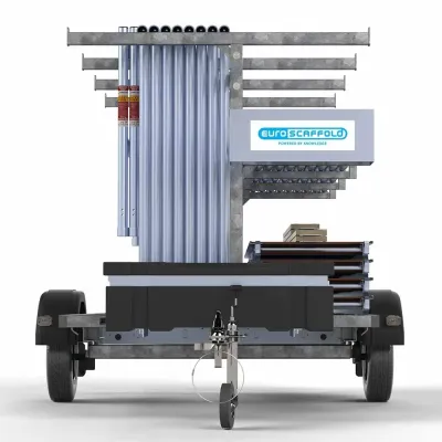 Lešenie 135 cm x 250 cm - pracovná výška 10,2 m + príves