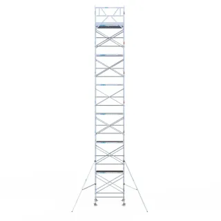 Rusztowanie Euroscaffold Original 135 cm x 190 cm - wysokość robocza 14,2 m