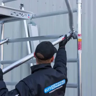 Lešení Euroscaffold Original 135 cm x 190 cm - pracovní výška 14,2 m