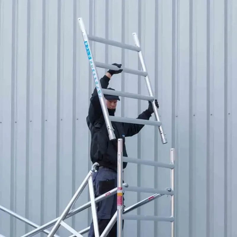 Rusztowanie Euroscaffold Original 135 cm x 190 cm - wysokość robocza 14,2 m