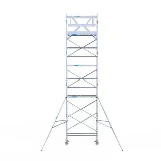 Rusztowanie Euroscaffold Original 75 cm x 190 cm - wysokość robocza 9,2 m