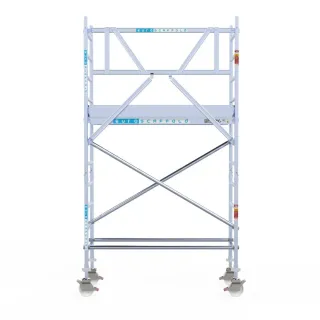 Rusztowanie jezdne Basic - 75 cm x 190 cm x 4,2 m - Euroscaffold