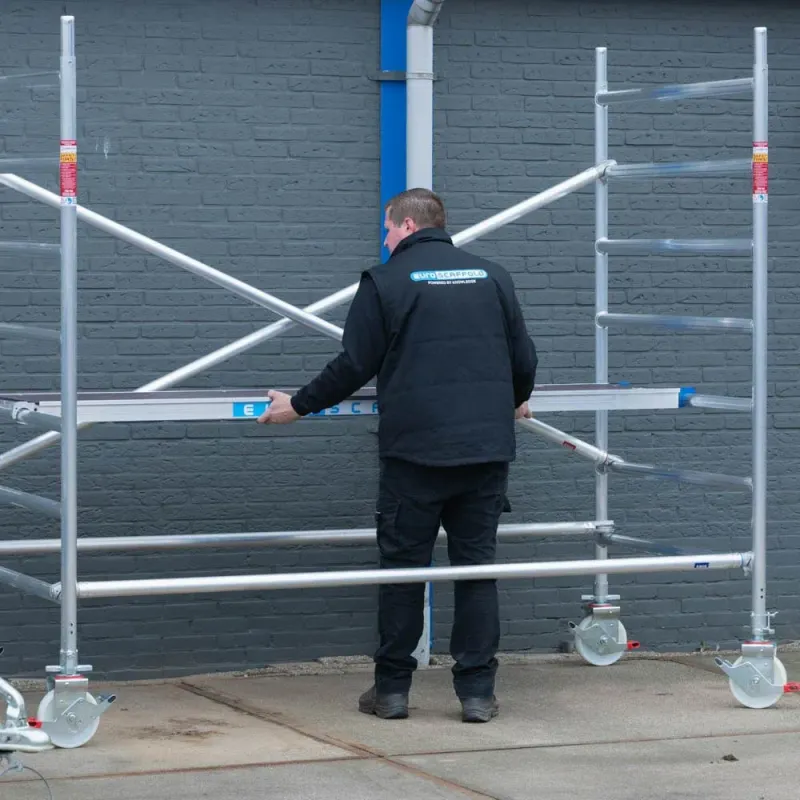 Rusztowanie jezdne Basic - 75 cm x 190 cm x 4,2 m - Euroscaffold