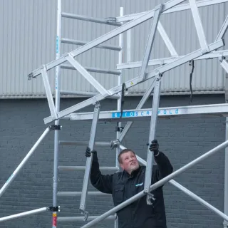 Rusztowanie jezdne Basic - 75 cm x 190 cm x 4,2 m - Euroscaffold