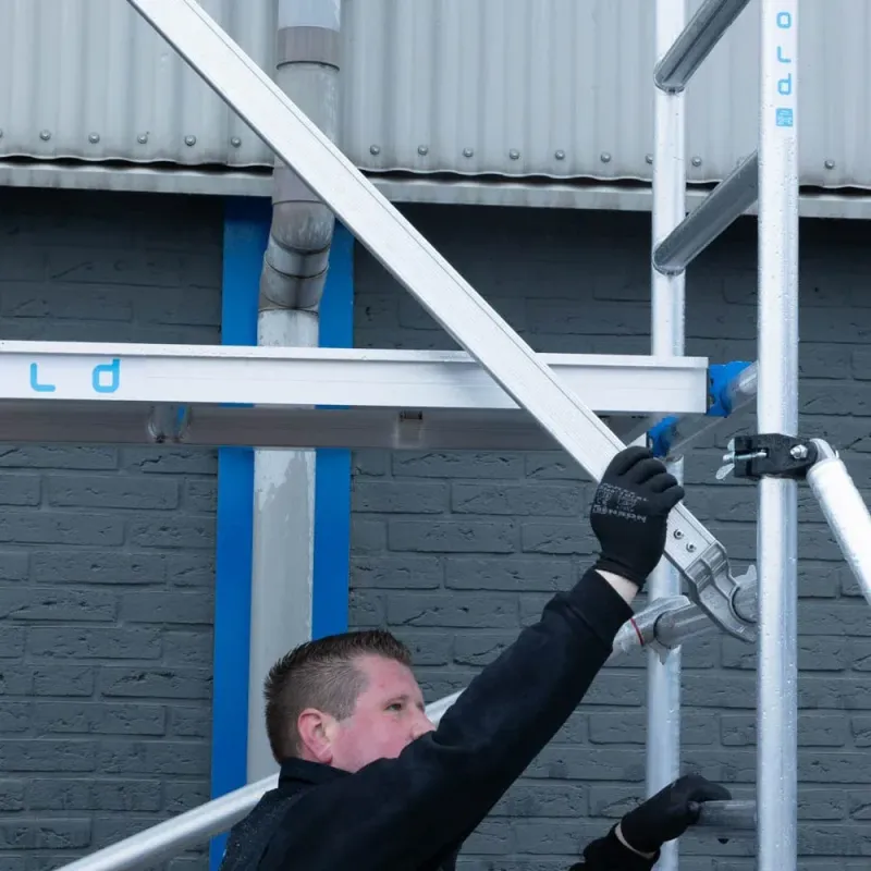 Rusztowanie jezdne Basic - 75 cm x 190 cm x 4,2 m - Euroscaffold