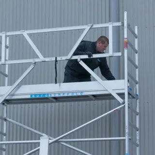 Rusztowanie jezdne Basic - 75 cm x 190 cm x 4,2 m - Euroscaffold