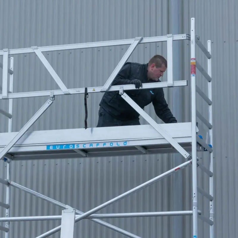 Rusztowanie jezdne Basic - 75 cm x 190 cm x 4,2 m - Euroscaffold